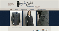 Desktop Screenshot of coutureclothiers.com